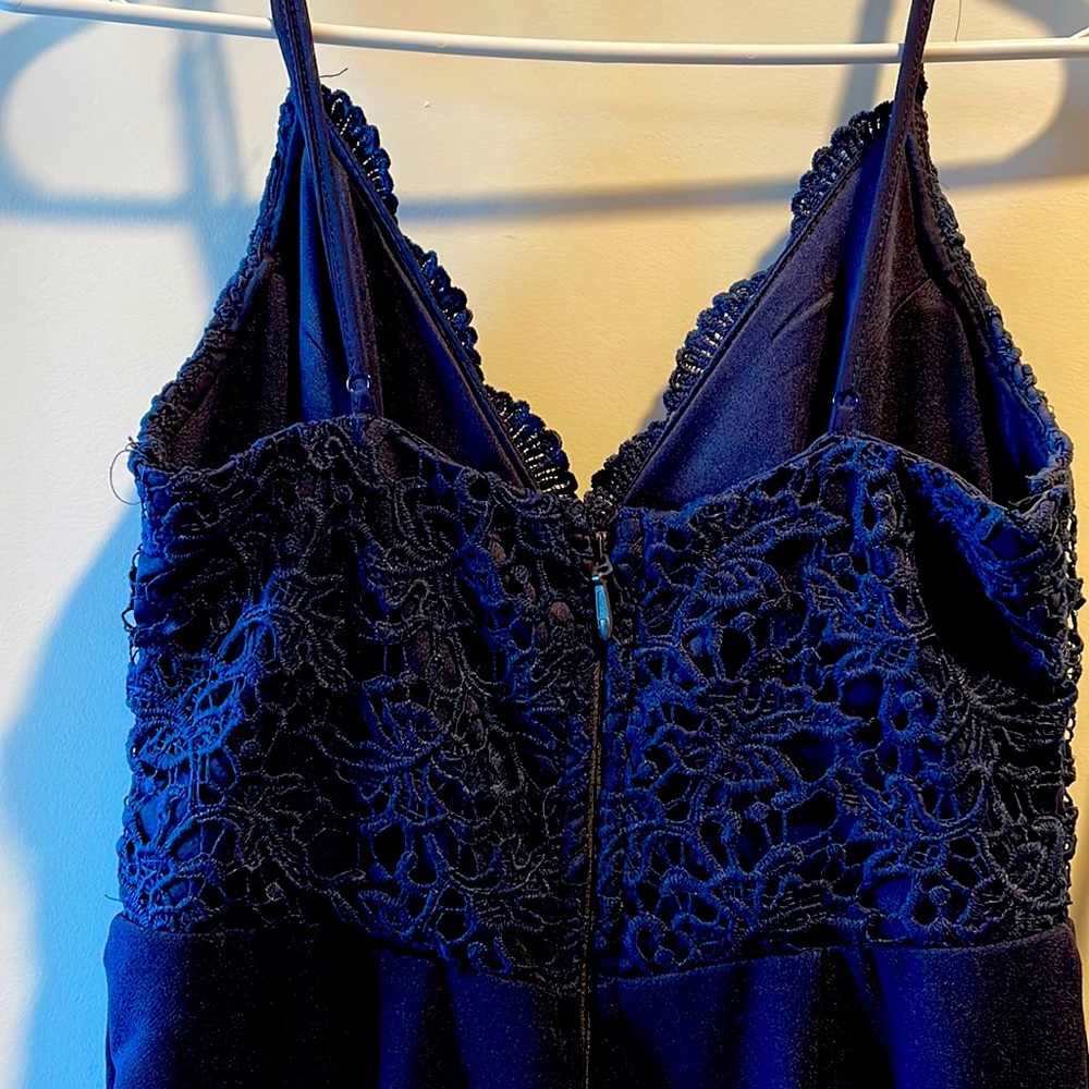 Lulus Navy Blue xs evening gown - Picture 3 of 3